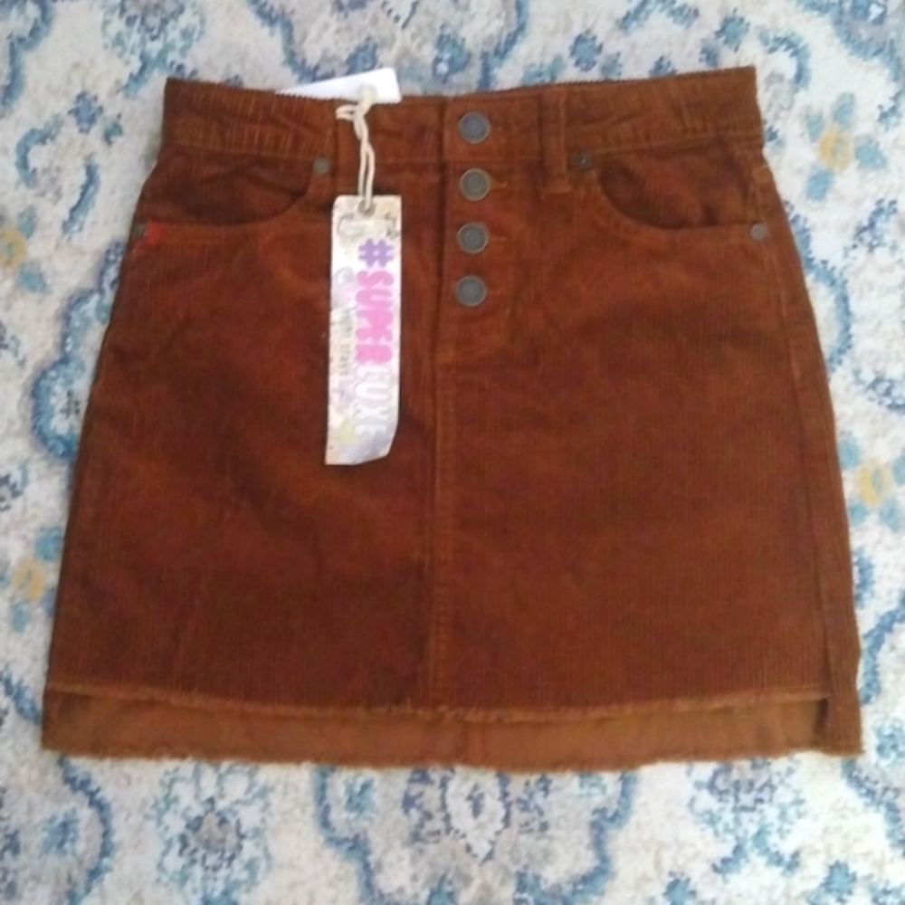 New girls corduroy skirt